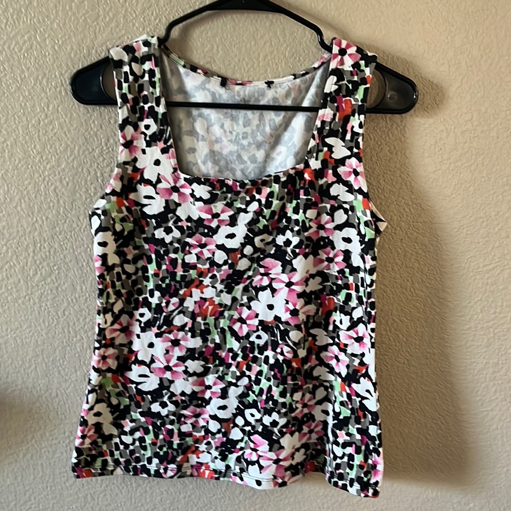 Floral tank top